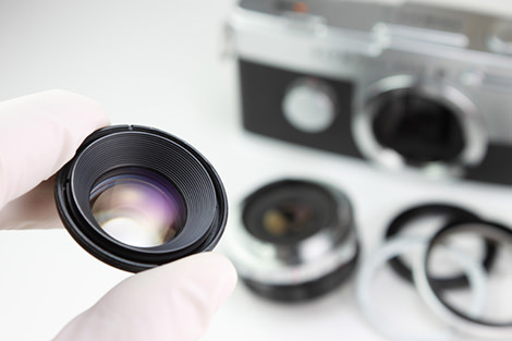 レンズの組み立て